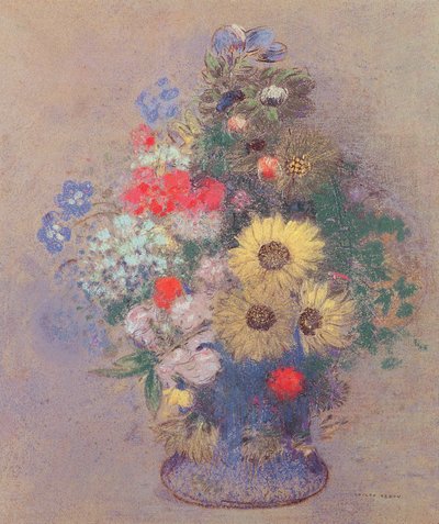 Vase of Flowers by Odilon Redon